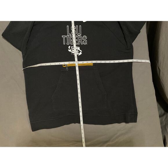 NIKE LSU TIGERS Funnel Neck Sweater Top Black Gold SEC Womens Medium - Picture 2 of 4